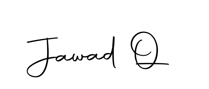 Jawad Q stylish signature style. Best Handwritten Sign (Autography-DOLnW) for my name. Handwritten Signature Collection Ideas for my name Jawad Q. Jawad Q signature style 10 images and pictures png