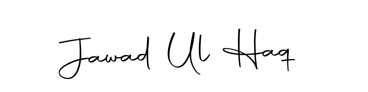 How to make Jawad Ul Haq name signature. Use Autography-DOLnW style for creating short signs online. This is the latest handwritten sign. Jawad Ul Haq signature style 10 images and pictures png