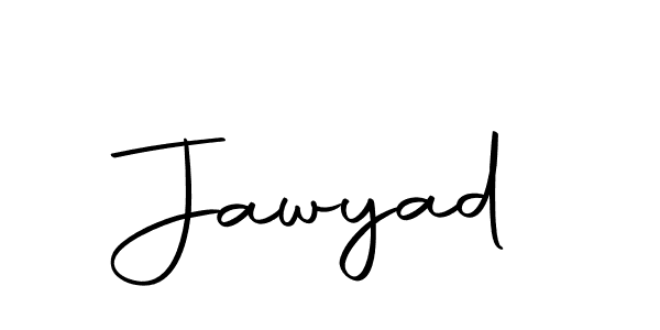 Design your own signature with our free online signature maker. With this signature software, you can create a handwritten (Autography-DOLnW) signature for name Jawyad. Jawyad signature style 10 images and pictures png