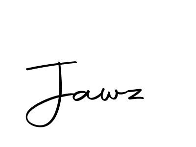 Design your own signature with our free online signature maker. With this signature software, you can create a handwritten (Autography-DOLnW) signature for name Jawz. Jawz signature style 10 images and pictures png