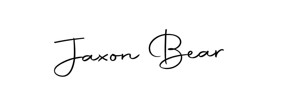 Design your own signature with our free online signature maker. With this signature software, you can create a handwritten (Autography-DOLnW) signature for name Jaxon Bear. Jaxon Bear signature style 10 images and pictures png