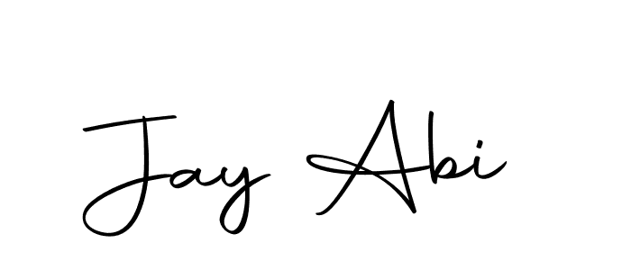 Create a beautiful signature design for name Jay Abi. With this signature (Autography-DOLnW) fonts, you can make a handwritten signature for free. Jay Abi signature style 10 images and pictures png