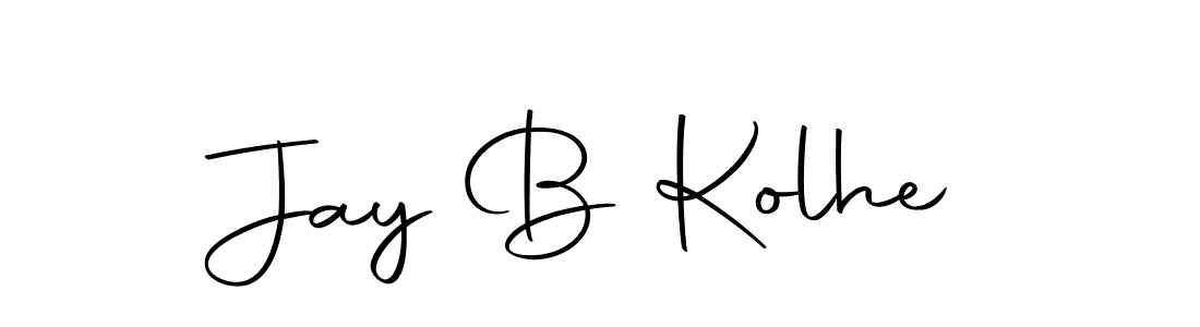Make a short Jay B Kolhe signature style. Manage your documents anywhere anytime using Autography-DOLnW. Create and add eSignatures, submit forms, share and send files easily. Jay B Kolhe signature style 10 images and pictures png