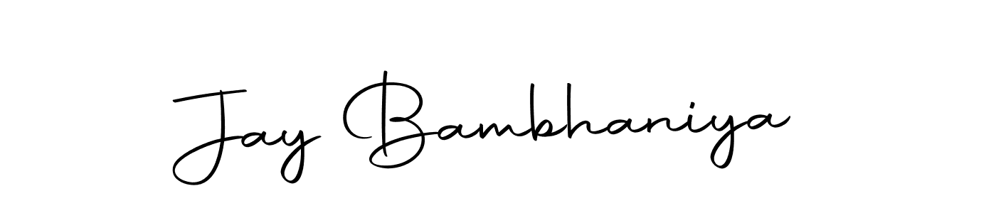 Also we have Jay Bambhaniya name is the best signature style. Create professional handwritten signature collection using Autography-DOLnW autograph style. Jay Bambhaniya signature style 10 images and pictures png