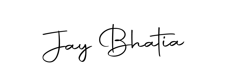 The best way (Autography-DOLnW) to make a short signature is to pick only two or three words in your name. The name Jay Bhatia include a total of six letters. For converting this name. Jay Bhatia signature style 10 images and pictures png