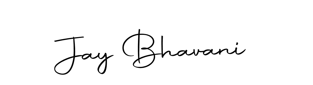 How to make Jay Bhavani name signature. Use Autography-DOLnW style for creating short signs online. This is the latest handwritten sign. Jay Bhavani signature style 10 images and pictures png