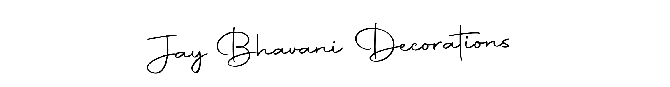 The best way (Autography-DOLnW) to make a short signature is to pick only two or three words in your name. The name Jay Bhavani Decorations include a total of six letters. For converting this name. Jay Bhavani Decorations signature style 10 images and pictures png