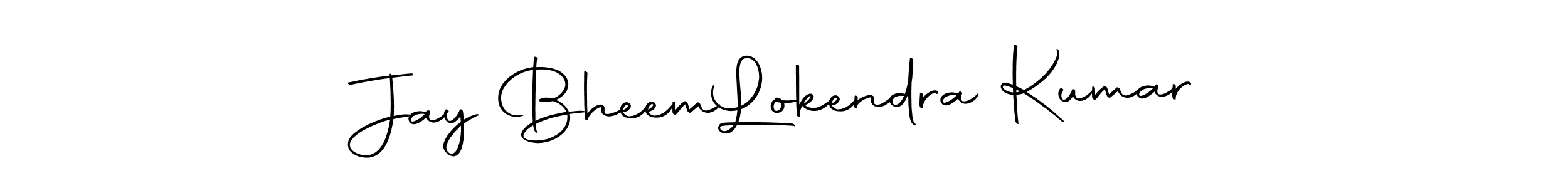 This is the best signature style for the Jay Bheem  Lokendra Kumar name. Also you like these signature font (Autography-DOLnW). Mix name signature. Jay Bheem  Lokendra Kumar signature style 10 images and pictures png