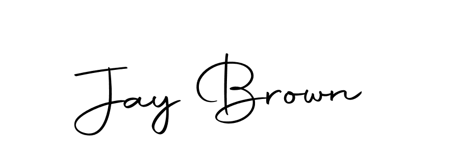 Create a beautiful signature design for name Jay Brown. With this signature (Autography-DOLnW) fonts, you can make a handwritten signature for free. Jay Brown signature style 10 images and pictures png