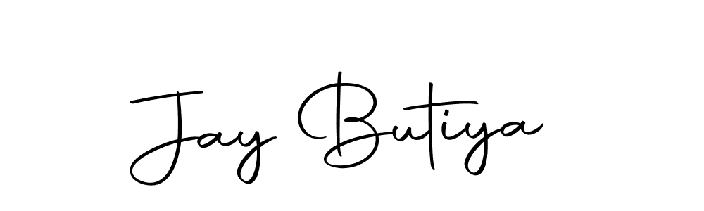 Also we have Jay Butiya name is the best signature style. Create professional handwritten signature collection using Autography-DOLnW autograph style. Jay Butiya signature style 10 images and pictures png