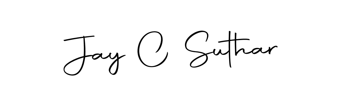 Design your own signature with our free online signature maker. With this signature software, you can create a handwritten (Autography-DOLnW) signature for name Jay C Suthar. Jay C Suthar signature style 10 images and pictures png