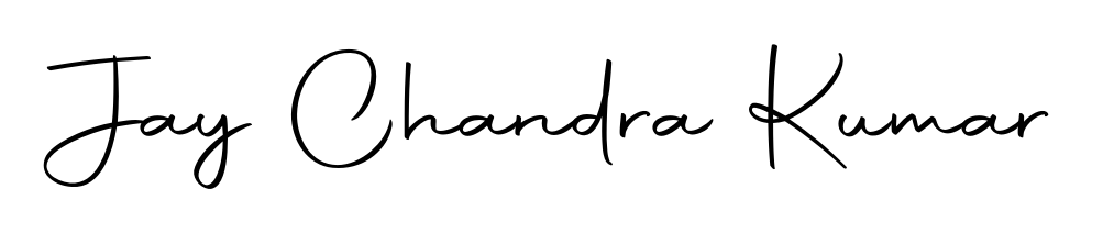 Elevate your brand with a stunning Jay Chandra Kumar eSignature. The Autography-DOLnW style provides a balanced, flowing aesthetic for everyday signing. Jay Chandra Kumar signature style 10 images and pictures png