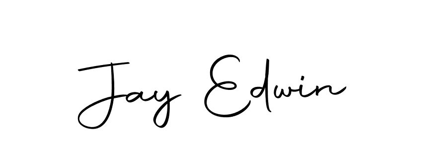 Use a signature maker to create a handwritten signature online. With this signature software, you can design (Autography-DOLnW) your own signature for name Jay Edwin. Jay Edwin signature style 10 images and pictures png