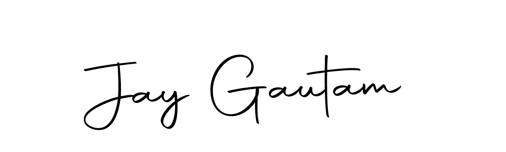 How to make Jay Gautam signature? Autography-DOLnW is a professional autograph style. Create handwritten signature for Jay Gautam name. Jay Gautam signature style 10 images and pictures png
