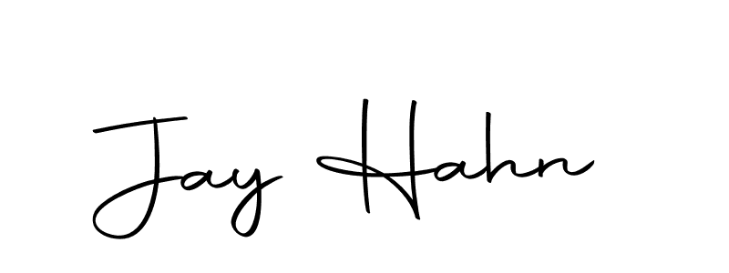 How to make Jay Hahn name signature. Use Autography-DOLnW style for creating short signs online. This is the latest handwritten sign. Jay Hahn signature style 10 images and pictures png