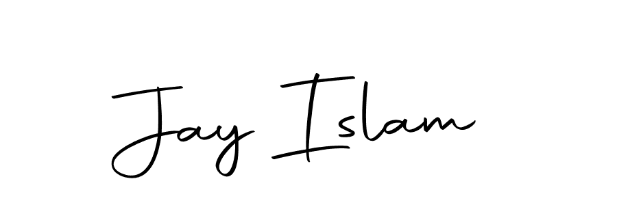 How to make Jay Islam name signature. Use Autography-DOLnW style for creating short signs online. This is the latest handwritten sign. Jay Islam signature style 10 images and pictures png