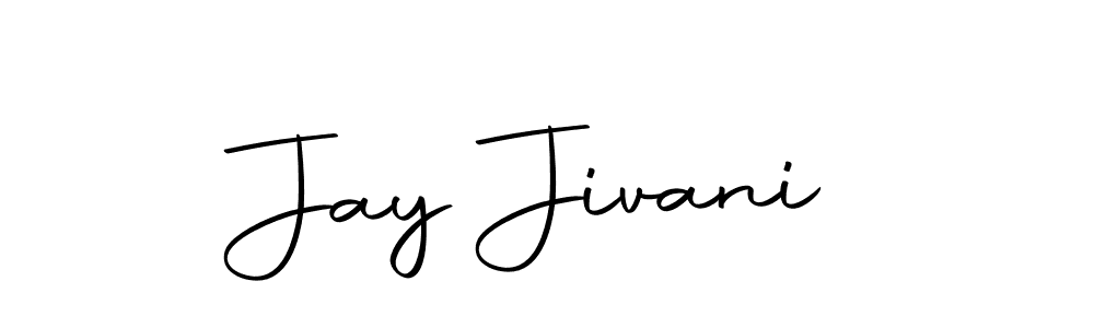 Use a signature maker to create a handwritten signature online. With this signature software, you can design (Autography-DOLnW) your own signature for name Jay Jivani. Jay Jivani signature style 10 images and pictures png