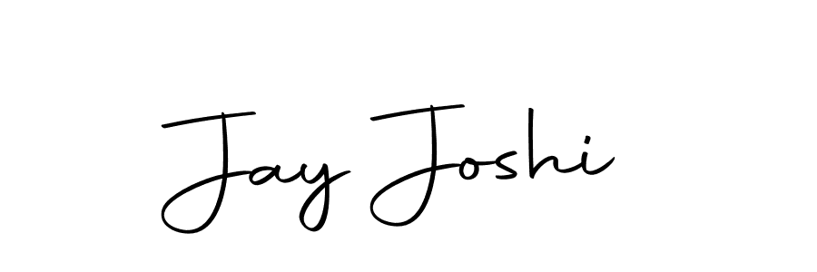 Create a beautiful signature design for name Jay Joshi. With this signature (Autography-DOLnW) fonts, you can make a handwritten signature for free. Jay Joshi signature style 10 images and pictures png