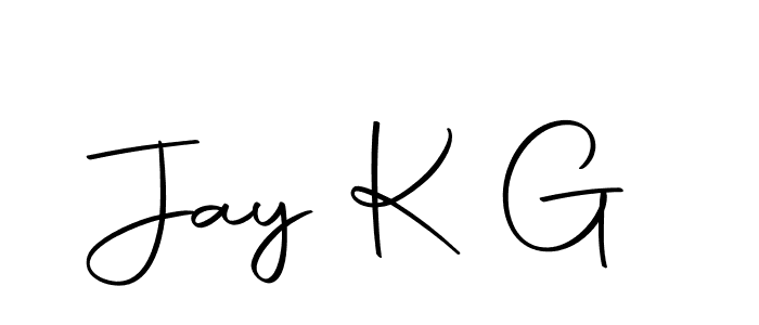 Design your own signature with our free online signature maker. With this signature software, you can create a handwritten (Autography-DOLnW) signature for name Jay K G. Jay K G signature style 10 images and pictures png