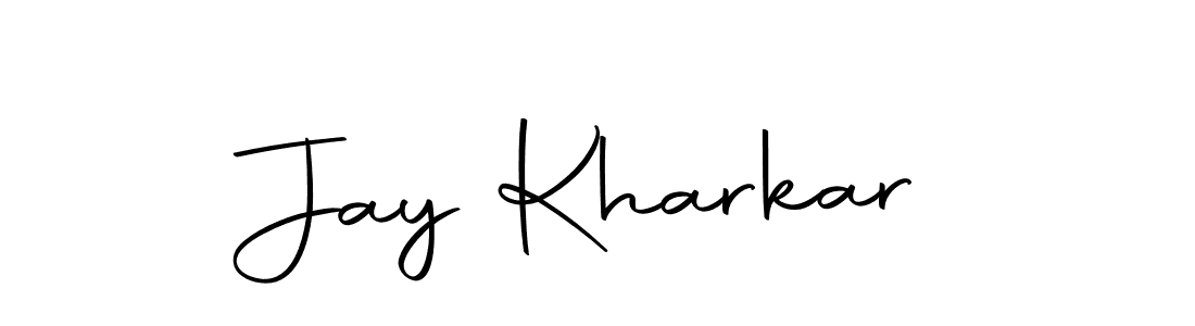 Make a beautiful signature design for name Jay Kharkar. With this signature (Autography-DOLnW) style, you can create a handwritten signature for free. Jay Kharkar signature style 10 images and pictures png