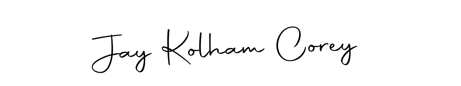 Make a short Jay Kolham Corey signature style. Manage your documents anywhere anytime using Autography-DOLnW. Create and add eSignatures, submit forms, share and send files easily. Jay Kolham Corey signature style 10 images and pictures png