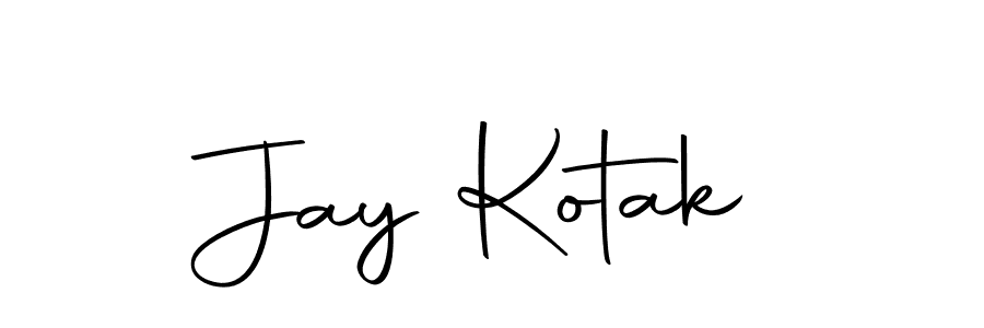 Make a beautiful signature design for name Jay Kotak. With this signature (Autography-DOLnW) style, you can create a handwritten signature for free. Jay Kotak signature style 10 images and pictures png