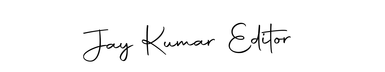 Here are the top 10 professional signature styles for the name Jay Kumar Editor. These are the best autograph styles you can use for your name. Jay Kumar Editor signature style 10 images and pictures png