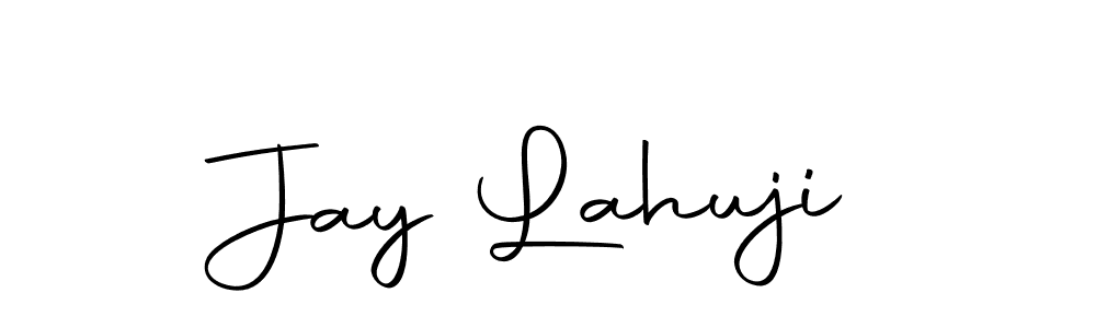 Use a signature maker to create a handwritten signature online. With this signature software, you can design (Autography-DOLnW) your own signature for name Jay Lahuji. Jay Lahuji signature style 10 images and pictures png