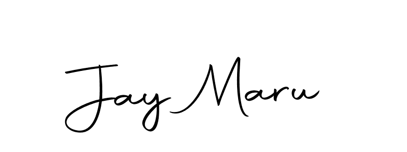 Make a beautiful signature design for name Jay Maru. With this signature (Autography-DOLnW) style, you can create a handwritten signature for free. Jay Maru signature style 10 images and pictures png