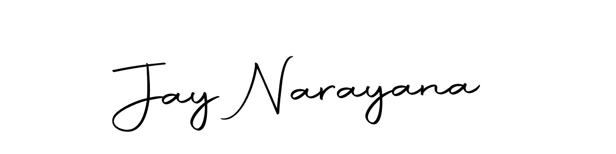 Design your own signature with our free online signature maker. With this signature software, you can create a handwritten (Autography-DOLnW) signature for name Jay Narayana. Jay Narayana signature style 10 images and pictures png