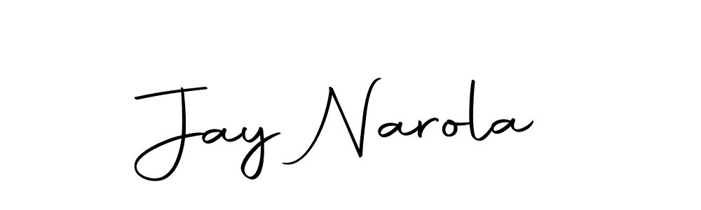 You should practise on your own different ways (Autography-DOLnW) to write your name (Jay Narola) in signature. don't let someone else do it for you. Jay Narola signature style 10 images and pictures png