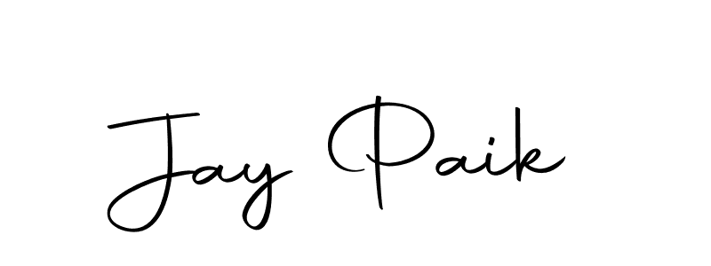 Create a beautiful signature design for name Jay Paik. With this signature (Autography-DOLnW) fonts, you can make a handwritten signature for free. Jay Paik signature style 10 images and pictures png