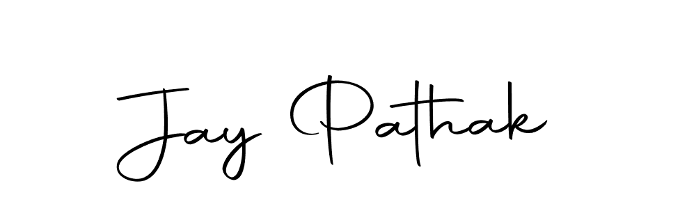 Create a beautiful signature design for name Jay Pathak. With this signature (Autography-DOLnW) fonts, you can make a handwritten signature for free. Jay Pathak signature style 10 images and pictures png