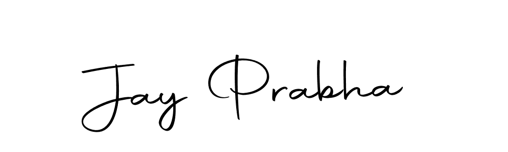 Jay Prabha stylish signature style. Best Handwritten Sign (Autography-DOLnW) for my name. Handwritten Signature Collection Ideas for my name Jay Prabha. Jay Prabha signature style 10 images and pictures png