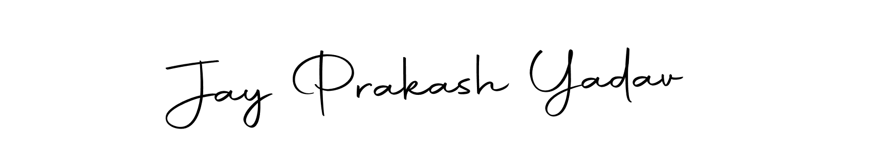 Design your own signature with our free online signature maker. With this signature software, you can create a handwritten (Autography-DOLnW) signature for name Jay Prakash Yadav. Jay Prakash Yadav signature style 10 images and pictures png
