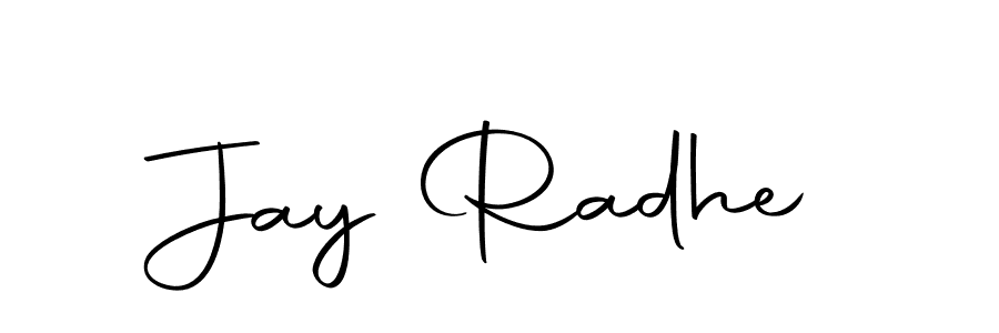 How to make Jay Radhe signature? Autography-DOLnW is a professional autograph style. Create handwritten signature for Jay Radhe name. Jay Radhe signature style 10 images and pictures png