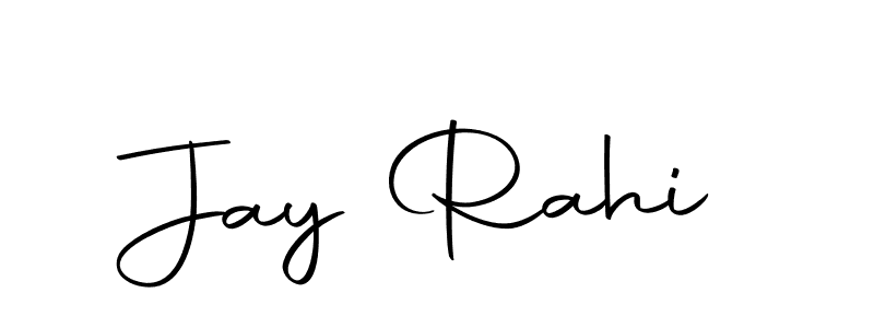 Create a beautiful signature design for name Jay Rahi. With this signature (Autography-DOLnW) fonts, you can make a handwritten signature for free. Jay Rahi signature style 10 images and pictures png