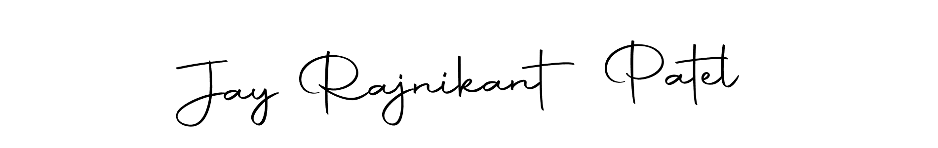 Create a beautiful signature design for name Jay Rajnikant Patel. With this signature (Autography-DOLnW) fonts, you can make a handwritten signature for free. Jay Rajnikant Patel signature style 10 images and pictures png