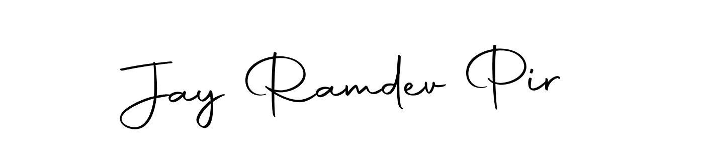 How to make Jay Ramdev Pir name signature. Use Autography-DOLnW style for creating short signs online. This is the latest handwritten sign. Jay Ramdev Pir signature style 10 images and pictures png