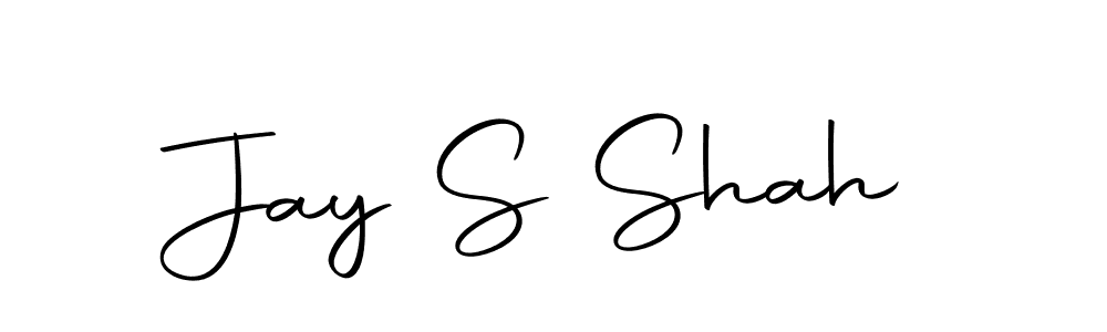 Create a beautiful signature design for name Jay S Shah. With this signature (Autography-DOLnW) fonts, you can make a handwritten signature for free. Jay S Shah signature style 10 images and pictures png