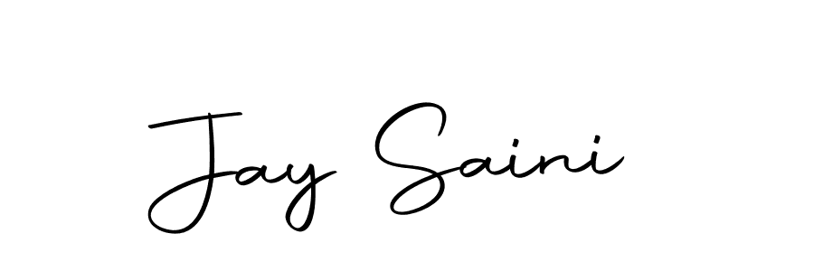 Make a beautiful signature design for name Jay Saini. Use this online signature maker to create a handwritten signature for free. Jay Saini signature style 10 images and pictures png