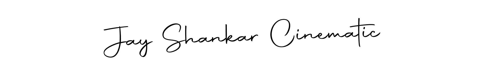 Create a beautiful signature design for name Jay Shankar Cinematic. With this signature (Autography-DOLnW) fonts, you can make a handwritten signature for free. Jay Shankar Cinematic signature style 10 images and pictures png