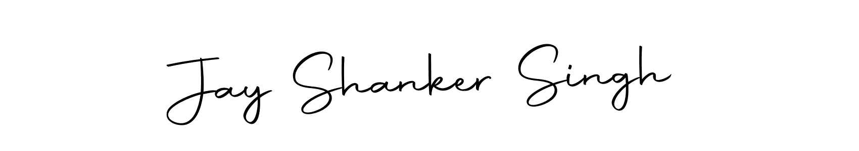 How to make Jay Shanker Singh name signature. Use Autography-DOLnW style for creating short signs online. This is the latest handwritten sign. Jay Shanker Singh signature style 10 images and pictures png