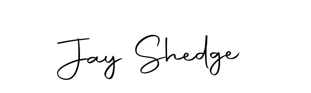 Create a beautiful signature design for name Jay Shedge. With this signature (Autography-DOLnW) fonts, you can make a handwritten signature for free. Jay Shedge signature style 10 images and pictures png