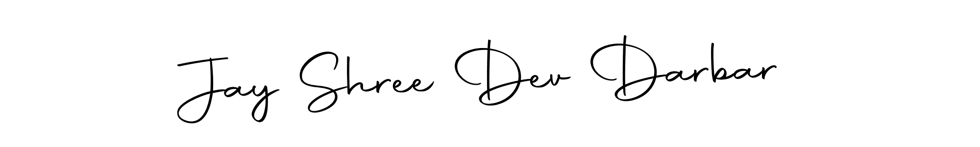 How to make Jay Shree Dev Darbar signature? Autography-DOLnW is a professional autograph style. Create handwritten signature for Jay Shree Dev Darbar name. Jay Shree Dev Darbar signature style 10 images and pictures png