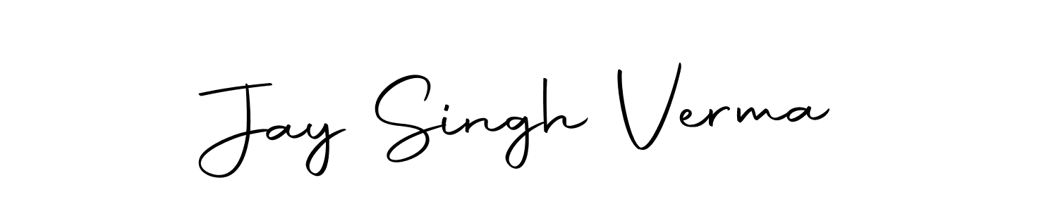 You should practise on your own different ways (Autography-DOLnW) to write your name (Jay Singh Verma) in signature. don't let someone else do it for you. Jay Singh Verma signature style 10 images and pictures png
