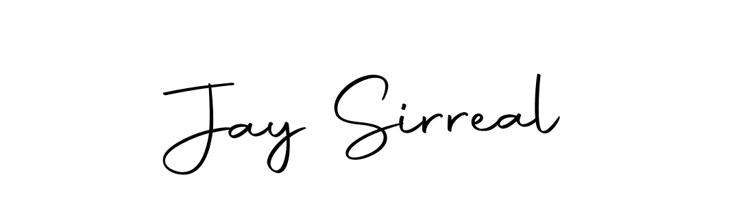 The best way (Autography-DOLnW) to make a short signature is to pick only two or three words in your name. The name Jay Sirreal include a total of six letters. For converting this name. Jay Sirreal signature style 10 images and pictures png