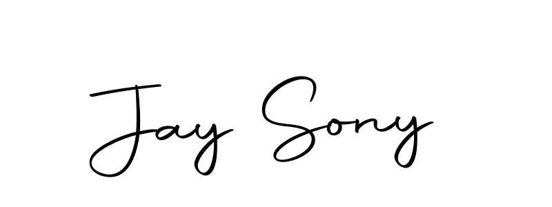 Use a signature maker to create a handwritten signature online. With this signature software, you can design (Autography-DOLnW) your own signature for name Jay Sony. Jay Sony signature style 10 images and pictures png