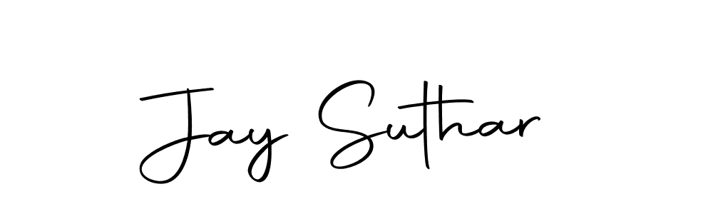 Use a signature maker to create a handwritten signature online. With this signature software, you can design (Autography-DOLnW) your own signature for name Jay Suthar. Jay Suthar signature style 10 images and pictures png