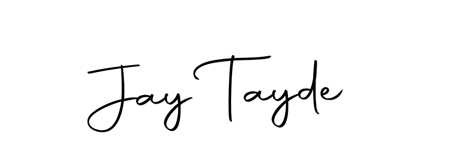 The best way (Autography-DOLnW) to make a short signature is to pick only two or three words in your name. The name Jay Tayde include a total of six letters. For converting this name. Jay Tayde signature style 10 images and pictures png